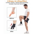 thumbnail image 3 of AFO Foot Drop Brace for Walking with Shoes, Drop Foot Brace Soft Night Splint for for Sleeping, Adjustable Foot Support (Left), 3 of 6