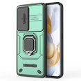 thumbnail image 2 of Étui pour Honor 90 Pcs+TPU avec Support Anneau et Protection d'Objectif Coulissant, Honor 90, Vert, 2 of 5