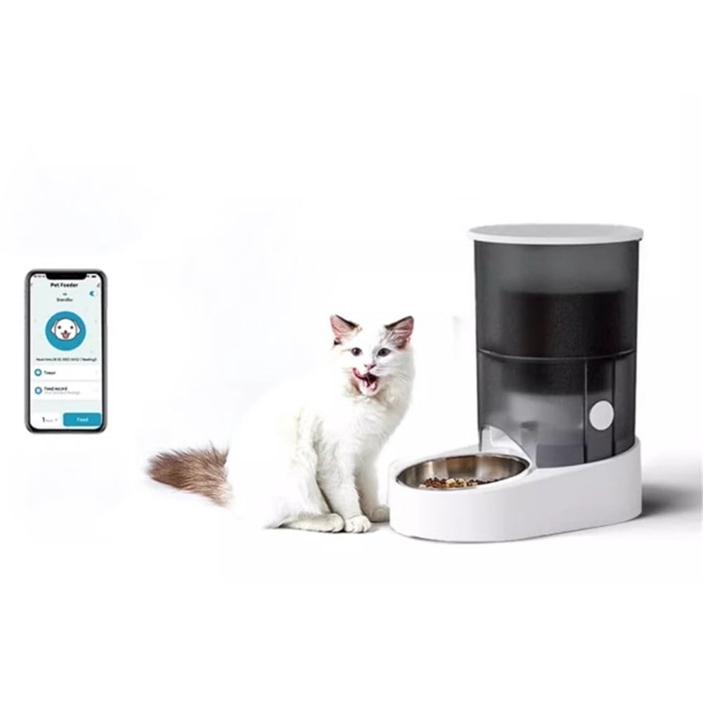 Cat Food, Dog Food Feeder, Automatic Feeder, Timed and Quantified Pet Feeding Machine