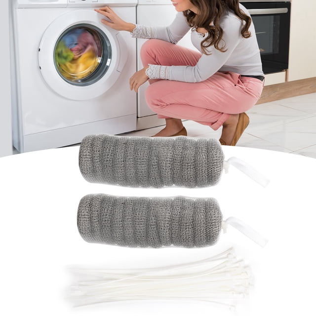 Trampas de pelusa para lavadora, filtro de 24 piezas con 24 piezas de accesorios de limpieza, filtros de manguera, experiencia incomparable