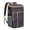 Beige-23, variant on Abstract Geometric Insulated Backpack Cooler - 20L Soft Cooler Bag, Plaid Style for Camping