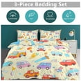 thumbnail image 6 of Fire Engine Car Truck Bedding Sets Twin Duvet Cover 3 Piece Cute Bed Set for Boys Girls Kid, 6 of 6