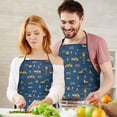 thumbnail image 5 of Cartoon Construction Vehicles Traffic Cones Apron-Garden Aprons for Women with Pockets-Cotton Linen Waterproof Kitchen Cooking Gardening Aprons Adjustable for Kitchen,Cooking,BBQ and Salon 33x27 Inch, 5 of 7
