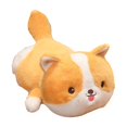 thumbnail image 2 of Plush Sleeping Animal Doll, Panda Corgi Kitty Companion, Soft Stuffed Bedtime Pillow, Children Cuddle Toy, Decorative Ornament, Imaginative Play Gift, 2 of 6
