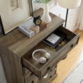 thumbnail image 5 of White Tall 6-Drawer Dresser – Modern Chest of Drawers with Easy Pull Handles & Textured Borders | Bedroom & Living Room Storage Organizer, 5 of 9