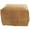 Brown Low Profile Square Patchwork Square 28" x 28" x 19", variant on DecMode Patchwork Low Profile Square Brown Leather Pouf with Patchwork Design