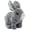 Gray, variant on Rabbit Interactive Electronic Plush Bunny Toy with Sounds, Animated Walking, Wiggle Ears, Twitch Nose, Singing and Repeat What You Said Features, Birthday Gift