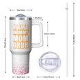 thumbnail image 2 of Mom's Favorite Gift - 40 Oz Stainless Steel Tumbler with Lid and Straw, Double Wall Insulated Cup for Mama Women, for Birthday Christmas Mother's Day, 2 of 5