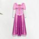 thumbnail image 5 of Disfraz Premium Disfraz de princesa con mangas abullonadas, vestido de manga larga, disfraz de fiesta de carnaval Ygjytge Púrpura*mujer T S para Niña, 5 of 7