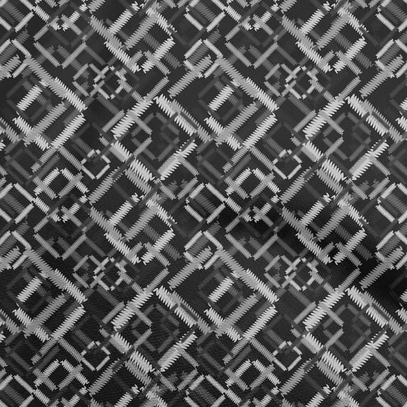 oneOone Polyester Lycra Gray Fabric Abstract Sewing Fabric By The Yard Printed Diy Clothing Sewing Supplies 56 Inch Wide