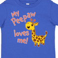 thumbnail image 4 of Inktastic My Peepaw Loves me- cute giraffe Boys or Girls Toddler T-Shirt, 4 of 5