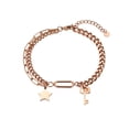 thumbnail image 1 of Pulsera de Acero Enso para Mujer EJB3260R Oro Rosa rosa 3, 1 of 3
