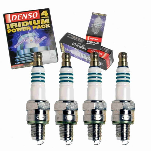 4 pc DENSO 5384 Iridium Power Spark Plugs for IUF24 Ignition Wire Secondary