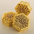 thumbnail image 2 of 24 Cajas de Dulces Hexagonales Huecas A Granel, Regalos Indios para Pooja, Contenedores Decorativos para Dulces, Caja Hexagonal Dorada., 2 of 5