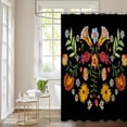 thumbnail image 2 of 4 Pcs Christmas Star Shower Curtain Sets with Rugs for Bathroom Decor,Sky Night Bathroom Shower Curtain Sets,Twinkle Bathroom Sets with Shower Curtain and Rugs, 2 of 7