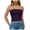 Purple, variant on idosla Womens Tube Top Summer Going Out Tops Strapless Y2K Bandeau Spring Fitted Shirts Beach Vacation Clothes (Purple, M)