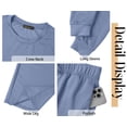 thumbnail image 6 of Fantaslook Two Piece Sets for Women Fall Travel Vacation Outfits Wide Leg Pants Lounge Sets Dressy Matching Sets Womens Sweatsuits, 6 of 9
