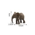 thumbnail image 1 of Amyove Realistic Elephant Model Toy Simulation Wild Animal Action Figures Kids Cognitive Toys For Birthday Gifts, 1 of 8