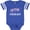 Football Blue and White, variant on Inktastic Colorado Columbine Flowers Boys or Girls Baby Bodysuit