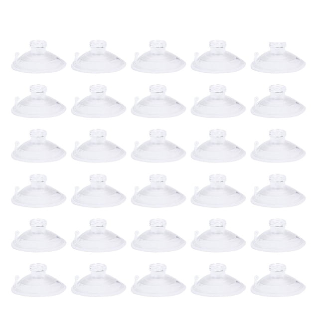 unbranded 30Ud Ventosas Transparentes Sin Gancho Para Colgar Etiquetas E Información En Y