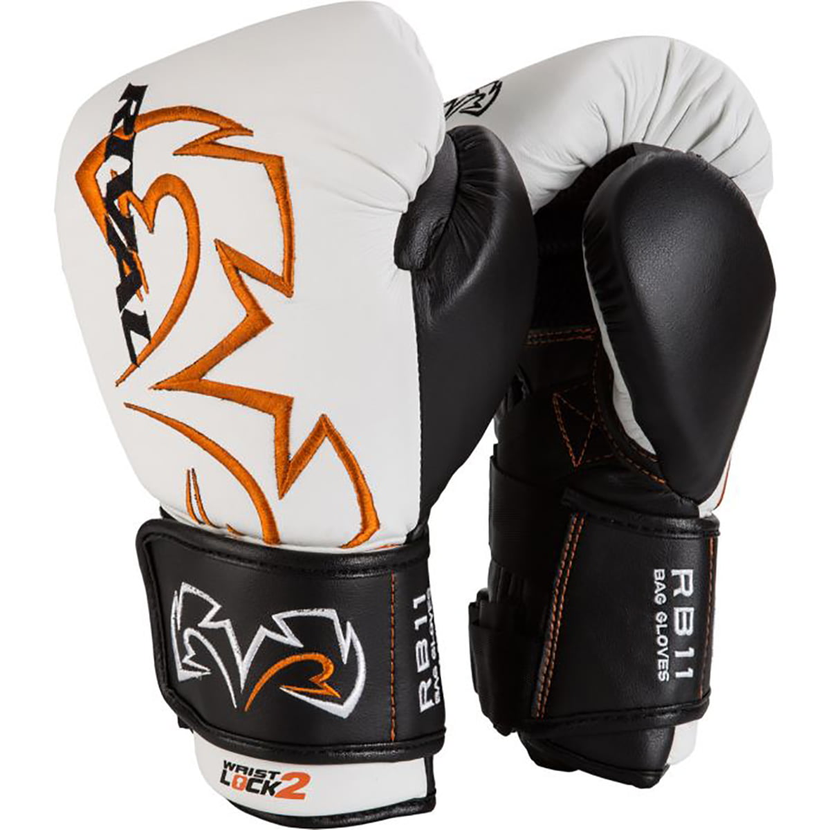 Rival RB11 Evolution Bag Gloves Black Pads Mitts Boxing Training Bag Work 