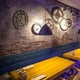 thumbnail image 4 of Reloj de pared silencioso de madera estilo industrial-40cm Roma dorado Ormromra WL-00501-1, 4 of 5