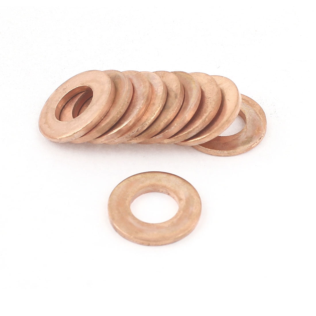 10pcs 10mmx20mmx2mm Copper Flat Washer Ring Gasket Spacer Tighten