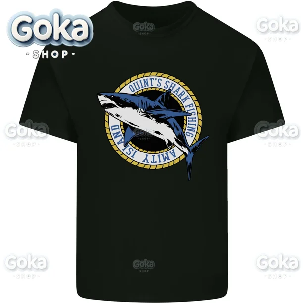 Camisetas con gráficos de pesca de Quints, ropa para hombre, nuevas camisetas y tops de algodón para mujer, camisetas estampadas, ropa Y2K, lindas y divertidas camisetas