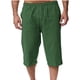 thumbnail image 1 of Pantalones de Lino Casual Suelto Cortado, Color Sólido Cordón Mezcla de Algodón para el Uso Diario, 1 of 8