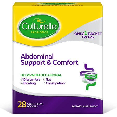 Culturelle Abdominal Support & Comfort, Daily Proactive Approach to Promote Gut Health*, Helps with Occasional Abdominal Issues, Bloating, and Gas – 28 Count(Pack of 1)