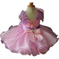 thumbnail image 3 of Jenniferwu EB1179-4 Infant Toddler Baby Newborn Little Girl's Pageant Party Birthday Dress PINK Size 12-18M, 3 of 3