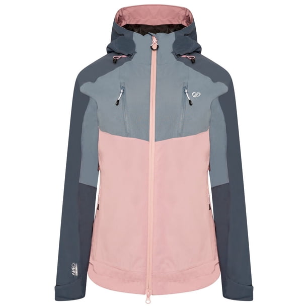 Dare 2B - Chaqueta Impermeable Diverse II para Mujer (Rosa Polvo, Bluestone) Dare 2B UTRG6796_powderpinkbluestone