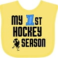 thumbnail image 3 of Inktastic My 1st Hockey Season Boys Baby Bib, 3 of 4