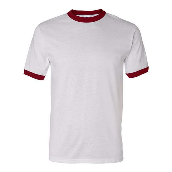 Augusta Sportswear XX-Large Ringer Camiseta, Blanco/Rojo Ropa deportiva Augusta 710