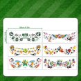 thumbnail image 2 of Tatuajes temporales de fútbol BLGTGH, 6 estilos, resistentes al agua, 2 of 7