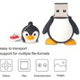 thumbnail image 3 of Memoria USB de 32 GB con forma de pingüino, memoria USB 2.0 para almacenamiento de datos externo, 3 of 5