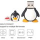 thumbnail image 3 of Memoria USB de 64 GB con forma de pingüino, memoria USB 2.0 para almacenamiento de datos externo, 3 of 5