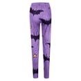 thumbnail image 4 of Halloween Clothes for Women Warm Stretchy Artistic Printed Autumn Winter Halloween Leggings for Women, 4 of 5