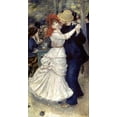 thumbnail image 2 of Renoir, Pierre-Auguste 19x32 Gold Ornate Wood Framed with Double Matting Museum Art Print Titled - Dance at Bougival, 2 of 4