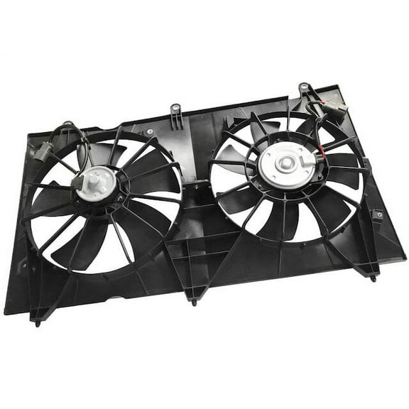 Auxiliary Fan Assembly - Compatible with 2003 - 2007 Honda Accord 2.4L 4-Cylinder 2004 2005 2006