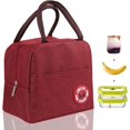 thumbnail image 1 of Cesta de almuerzo, bolsa de almuerzo aislada, bolsa de almuerzo aislada pequeña bolsa aislada mini bolsa de comida aislada bolsa de comida aislada para niños bolsa de viaje aislada para la escuela, 1 of 1