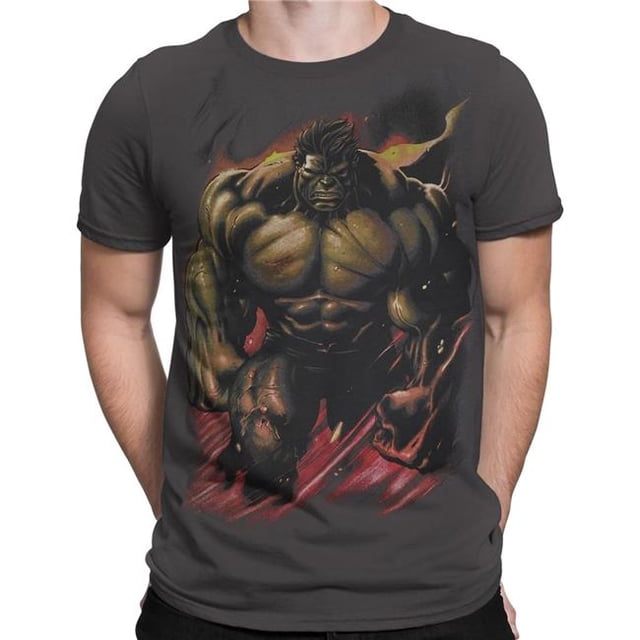 Hulk T-Shirt pour Homme Smoldering - Moyen