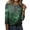 Army Green #149, variant on Halloween Shirts Women Funny 3/4 Sleeve Pullover Horror Castle Witch Printed Tops Spooky Crew Neck T Shirts Holiday Three Quarter Length Blouses, 4XL