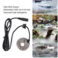 thumbnail image 4 of Mist Maker Fogger, 12 Color LED Lights Small Pond Fog Machine Atomizer Humidifier for Water Fountain Pond  Decor, 4 of 7