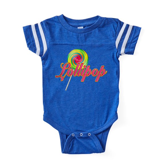 CafePress - Lollipop 2 - Cute Infant Baby Football Bodysuit