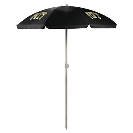 Pitt Panthers 5.5' Portable Beach Umbrella - Black