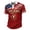 Red, variant on Mens Polos Shirts Fashion Trend Classic Beach Vacation Clothes for Men,Red,M