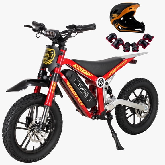 TUTTIO ARC-I Kids Electric Dirt Bike, Mini Electric Motorcycle with Parental Speed Control, 750W 5 Speed Modes for Ages 8-14 Off Road