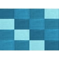 thumbnail image 1 of Ahgly Company Indoor Rectangle Patterned Bright Turquoise Blue Area Rugs, 2' x 3', 1 of 6