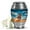 Blue Urn -1, variant on JAGASY Cowboy Tiny Urn for Mother, Orange Mini Urns for Human Ashes Keepsake, Raining Clouds Mountain Decorative Urns for Father, Horse Miniature Urn for Parents, (3 Inch)